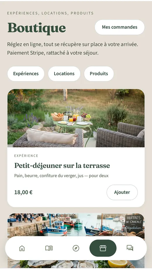 boutique des extras